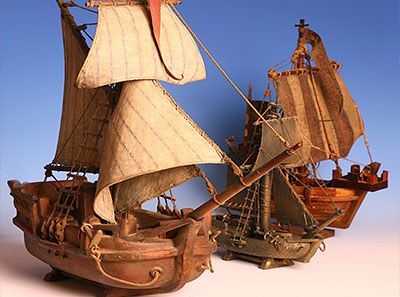 Корабль модель макет Анна Лесняк