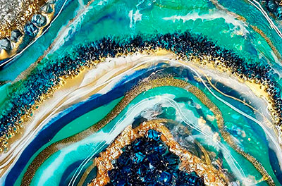 Стол река из эпоксидной смолы Ассамблея ах мир